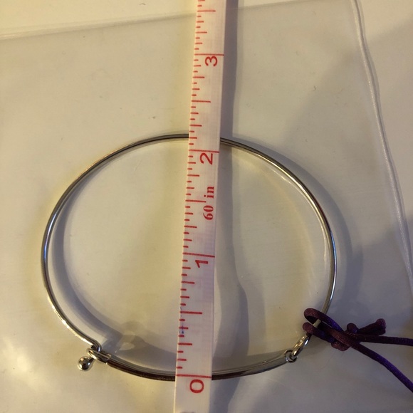 Hallmark New Sterling silver bangle- March stone - Picture 8 of 9